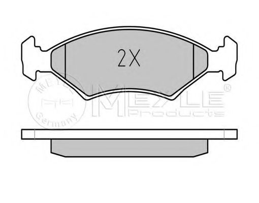 set placute frana,frana disc 2