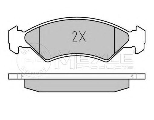 set placute frana,frana disc 2