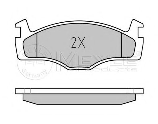 set placute frana,frana disc 2