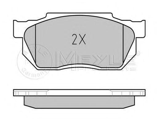 set placute frana,frana disc 2