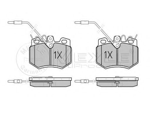 set placute frana,frana disc 2