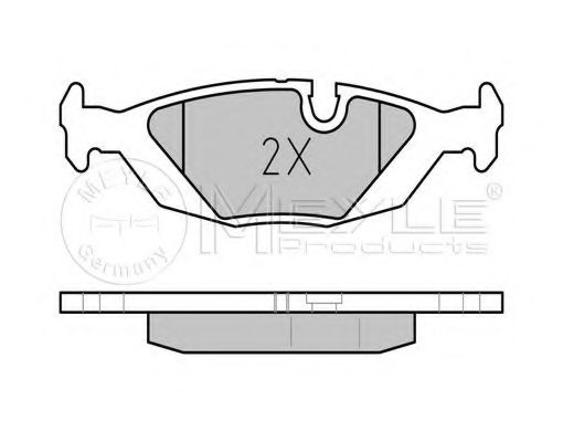 set placute frana,frana disc 2