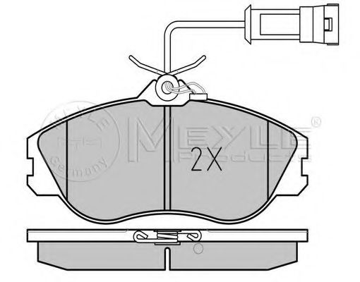 set placute frana,frana disc 2