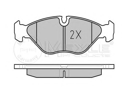 set placute frana,frana disc 2