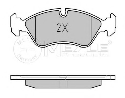 set placute frana,frana disc 2