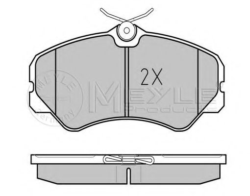 set placute frana,frana disc 2