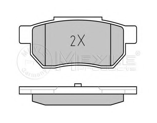 set placute frana,frana disc 2