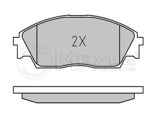 set placute frana,frana disc 2