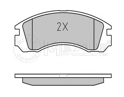 set placute frana,frana disc 2