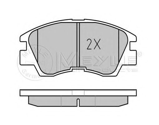 set placute frana,frana disc 2