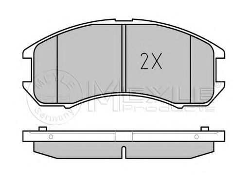 set placute frana,frana disc 2
