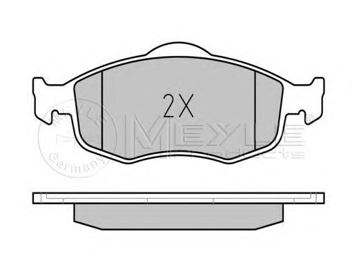 set placute frana,frana disc 2