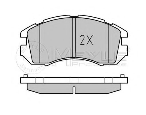 set placute frana,frana disc 2
