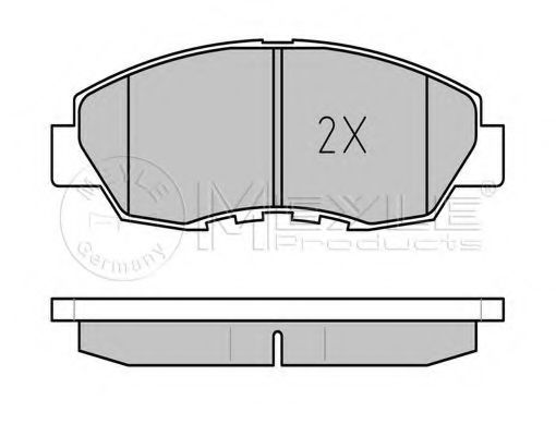 set placute frana,frana disc 2