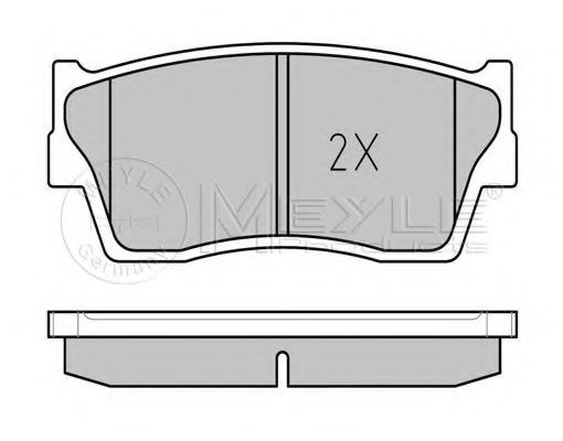 set placute frana,frana disc 2