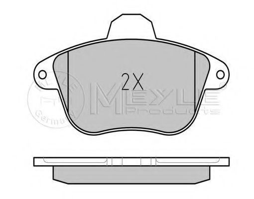 set placute frana,frana disc 2