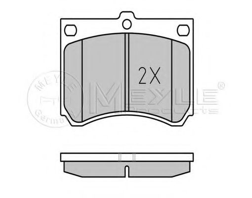 set placute frana,frana disc 2