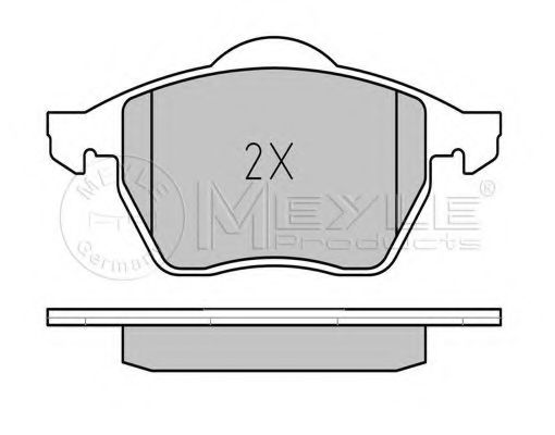set placute frana,frana disc 2