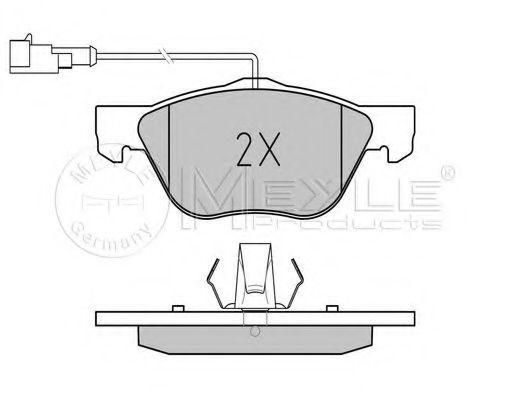 set placute frana,frana disc 2