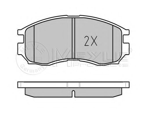 set placute frana,frana disc 2