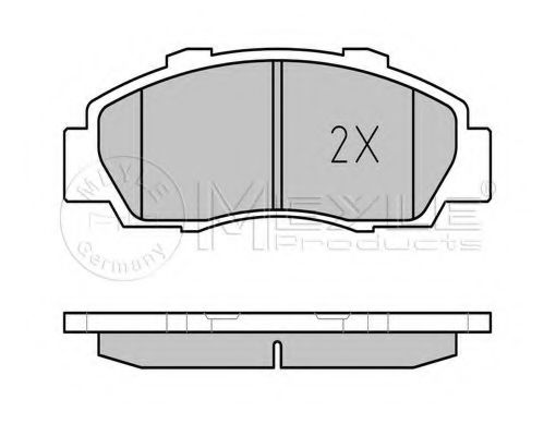 set placute frana,frana disc 2