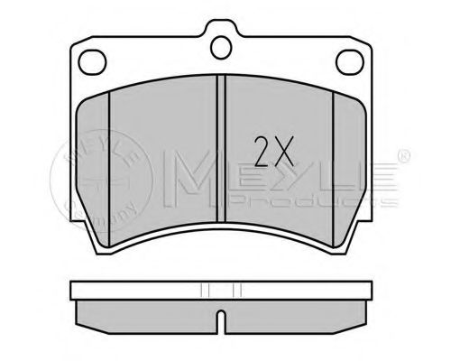 set placute frana,frana disc 2