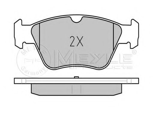 set placute frana,frana disc 2