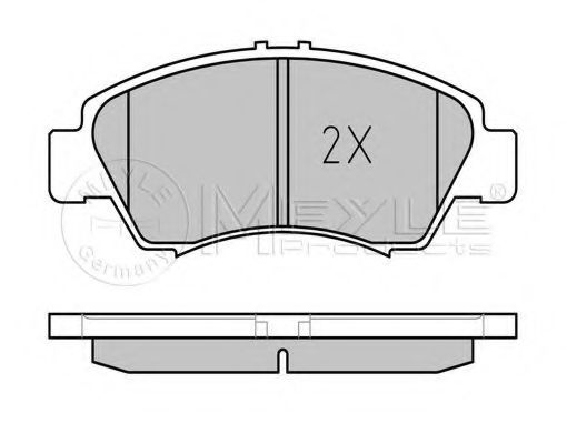 set placute frana,frana disc 2