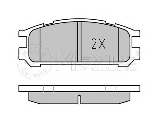 set placute frana,frana disc 2