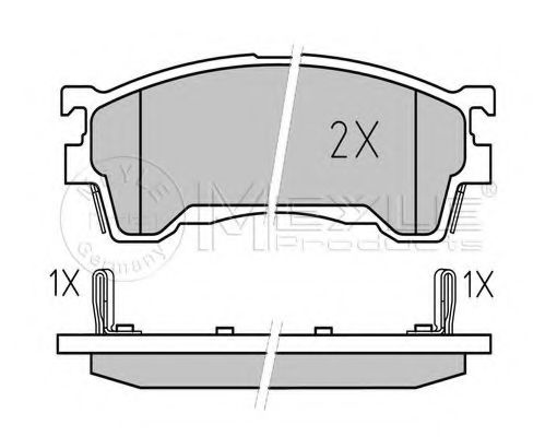 set placute frana,frana disc 2