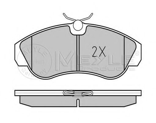 set placute frana,frana disc 2