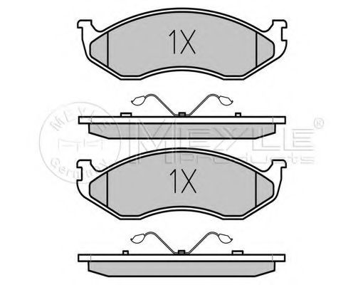 set placute frana,frana disc 2