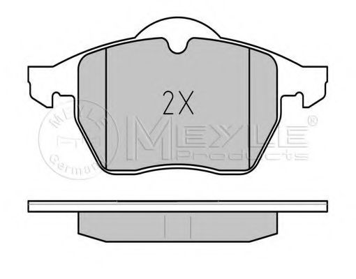 set placute frana,frana disc 2