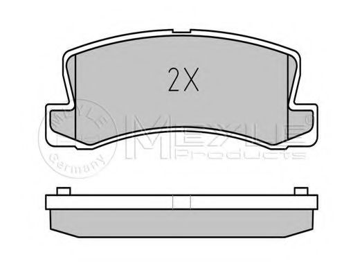 set placute frana,frana disc 2