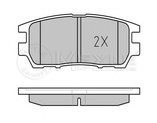 set placute frana,frana disc 2
