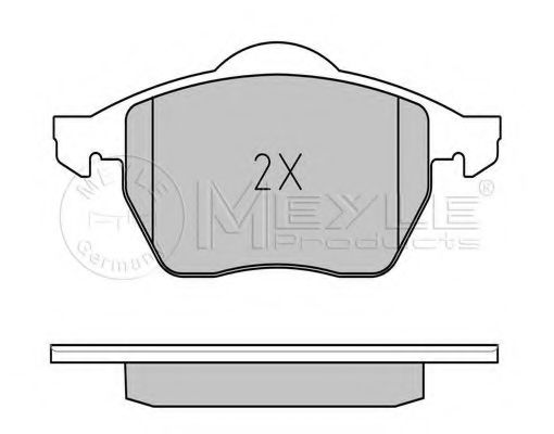 set placute frana,frana disc 2