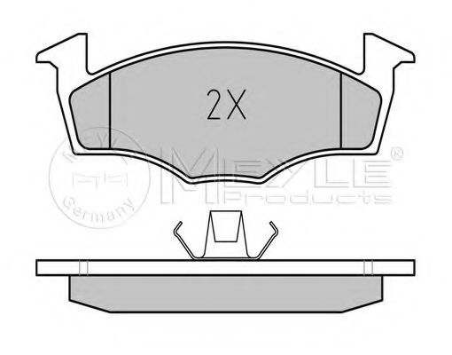 set placute frana,frana disc 2