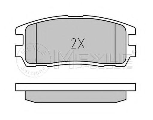 set placute frana,frana disc 2