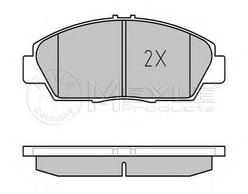 set placute frana,frana disc 2