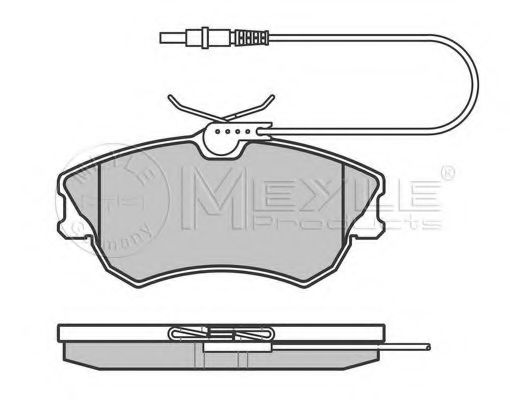 set placute frana,frana disc 2