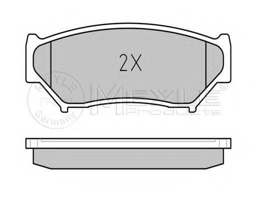 set placute frana,frana disc 2