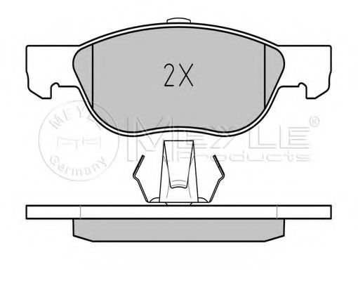 set placute frana,frana disc 2