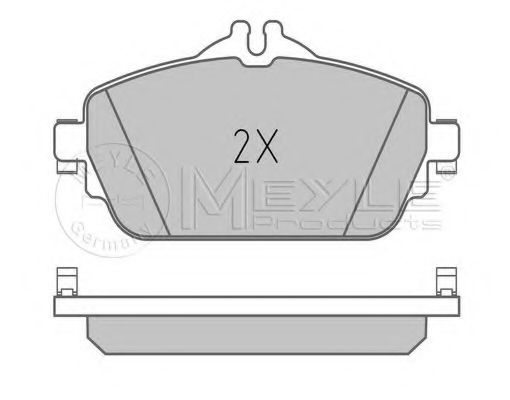 set placute frana,frana disc 2