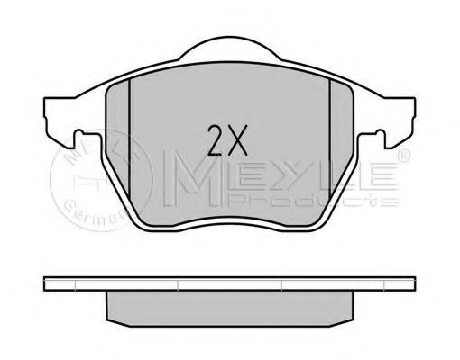 set placute frana,frana disc 2