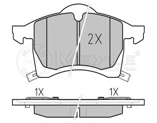 set placute frana,frana disc 2