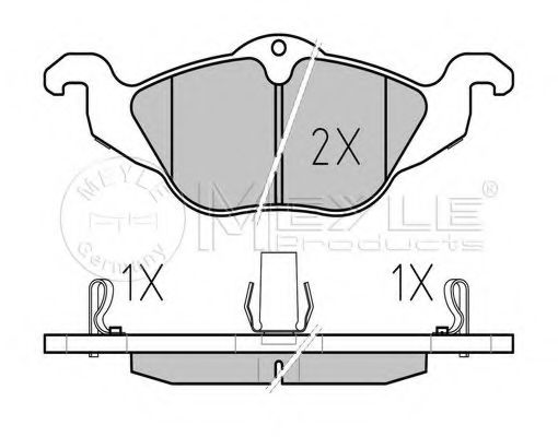 set placute frana,frana disc 2
