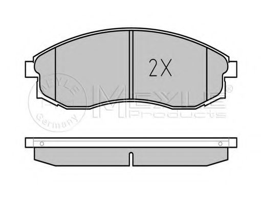 set placute frana,frana disc 2