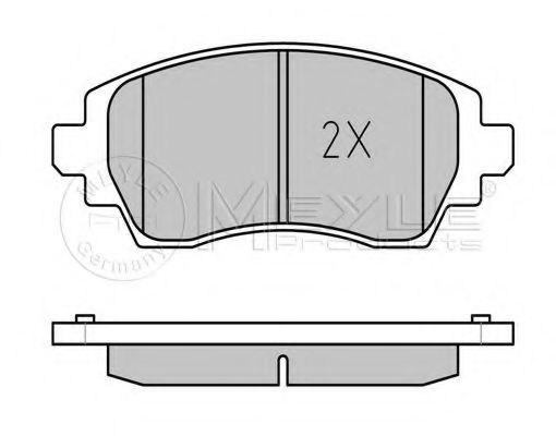 set placute frana,frana disc 2