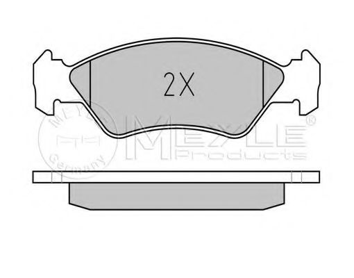 set placute frana,frana disc 2