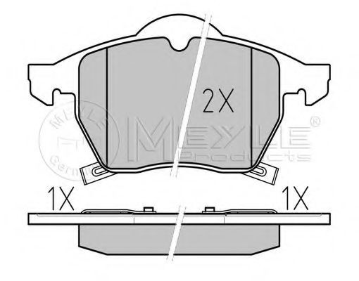 set placute frana,frana disc 2
